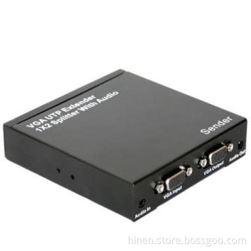 long distance VGA Extender 1X2 Splitter UTP Cable max up to 300 meters